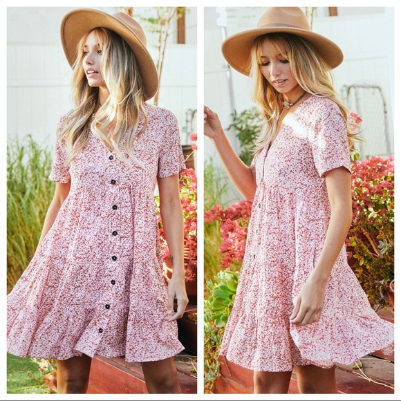 ✨LAST ONE✨Floral print tiered dress - Picture 5 of 7